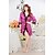 cheap Women&#039;s Lingerie-SexyMore Long Sleeve Lace Sheer Purple Cardigan Sexy Lingerie