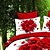 cheap Vip Deal-Ailianna 4 Piece 3D Bouquet Of Roses Print Duvet Set