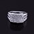 cheap Rings-Statement Ring Cubic Zirconia Silver Brass Zircon Cubic Zirconia Personalized Fashion / Women&#039;s / Silver Plated / Silver Plated