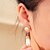 cheap Earrings-Women&#039;s Drop Earrings European Imitation Pearl Cubic Zirconia Rhinestone Alloy Drop Jewelry Gold Costume Jewelry