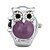 levne Dámské hodinky-Cute Owl Case Analog Quartz Ring Watch Metal (1ks)