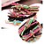 billige Hår Smykker-Spell Color Håndvævet Elastic Collision matchende armbånd reb Hair Bands (Color Random)