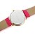 cheap Women&#039;s Watches-Mulan PU Leather Women Dress Watch-8 (Fuchsia)