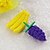 cheap Office &amp; School Supplies-Cute Detachable Cherry And Grape And Banana Shaped Eraser (Random Color x 4 PCS)