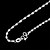 Недорогие Колье-Волнистое посеребренное ожерелье (1 шт)