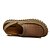 cheap Men&#039;s Clogs &amp; Mules-Men&#039;s Shoes Leather / Suede Summer Novelty / Slingback Flat Heel Stitching Lace Taupe / Mahogany