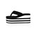 cheap Women&#039;s Slippers &amp; Flip-Flops-Women&#039;s Spring Summer Casual Wedge Heel Black Red 3in-3 3/4in