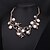 رخيصةأون قلادات اللؤلؤ-Synthetic Diamond Statement Necklace Pearl Necklace Statement Luxury Party Vintage Synthetic Gemstones Pearl Imitation Diamond White Necklace Jewelry For