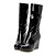 cheap Women&#039;s Boots-Women&#039;s Fall / Winter Wedge Heel Dress Party &amp; Evening Office &amp; Career Leatherette 20.32-25.4 cm / Mid-Calf Boots Black / White / Pink / EU39