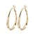 cheap Earrings-Women&#039;s New Arrival 18K Gold Plated Fashion Elegant Irregular Round Earrings