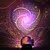billiga Dekor och nattlampa-diy spiral galax starry sky projector staycation nattljus romantisk galax för att fira fest kreativ present