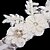 billige Strømpebånd til bryllup-Strømpebånd Polyester Blomst Hvit