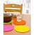 halpa Keittiö- ja pöytäliinat-Pyöreä muoto silikoni Lasinaluset (valikoituja väri)
