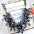 cheap Necklaces-Women&#039;s Crystal Pendant Necklace Statement Necklace Statement Ladies Luxury Vintage Synthetic Gemstones Resin Black Light gray Necklace Jewelry For