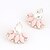 cheap Earrings-Women&#039;s Stud Earrings Ladies Fashion Elegant Bridal Resin Earrings Jewelry White / Blue / Pink For Wedding Party Daily Office &amp; Career