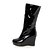 cheap Women&#039;s Boots-Women&#039;s Fall / Winter Wedge Heel Dress Party &amp; Evening Office &amp; Career Leatherette 20.32-25.4 cm / Mid-Calf Boots Black / White / Pink / EU39