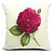 cheap Throw Pillows &amp; Covers-5 pcs Cotton/Linen Pillow Cover, Floral Country