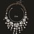 cheap Necklaces-Senlan Women&#039;s Elegant Crystal Flower Tassel Necklace