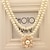 cheap Pearl Necklaces-Beaded Necklace For Women&#039;s Party Daily Imitation Pearl Gold Plated