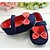 cheap Baby Shoes-Cotton Girl&#039;s Flat Heel Round Toe Flats with Bowknot Shoes