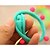 cheap Hair Jewelry-Color Matching the Ball High Elasticity Elastic Rope Hair Accessories (Color Random)