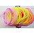 cheap Hair Jewelry-Fluorescent Multicolor Silicone Ring Fashion Hair Bands (Color Random)