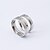 levne Fashion Ring-Pro páry Snubní prsteny Luxus minimalistický styl Módní Titanová ocel Umělé diamanty Kulatý Šperky Denní Ležérní