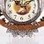 Недорогие Настенные часы с героями мультфильмов и комиксов-11 &quot;H Counrty Стиль Сова Дизайн серебристого металла настенные часы