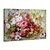 billige Oliemalerier fra de bedste kunstnere-Hånd-malede Blomstret/Botanisk Et Panel Canvas Hang-Painted Oliemaleri For Hjem Dekoration