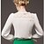 preiswerte Damen-Oberteile-Weinlese der Frauen Spleißen Spitzenstickerei Chiffon Hemd