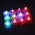 cheap Décor &amp; Night Lights-12pcs Color Changing Sound Control LED Battery Operated Tea Lights for Wendding Party(DC4.5V)