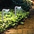 cheap Outdoor Lighting-8LED Plastic Solar Garden Lighting Mini LED Lamp 7 Style Spike Light