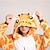 preiswerte Kigurumi Pyjamas-Erwachsene Kigurumi-Hausschuhe Nachtwäsche Tarnfarben Giraffe Patchwork Pyjamas-Einteiler Lustiges Kostüm Korallenfleece Cosplay Für Herren und Damen Weihnachten Tiernachtwäsche Karikatur