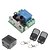 preiswerte Relais-12V 1-Kanal Wireless Remote Power Relay-Modul mit Doppel Fernbedienung (DC28V-AC250V)