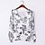 levne Dámské svetry-Dámská V Neck koni Jízda Pattern Print Pletené Cardigan Sweater