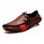 cheap Men&#039;s Slip-ons &amp; Loafers-Men&#039;s Spring / Summer / Fall Comfort Office &amp; Career Leather Grey / Black and White / Brown / Winter