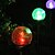 cheap Solar String Lights-Set of 2 Color Changing Solar Crackle Glass Ball Stake Light Garden lamp