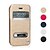 levne Pouzdra telefonu &amp; Ochranné fólie-Carcasă Pro iPhone 4 / 4S / Apple iPhone 4s / 4 Celý kryt Pevné PU kůže