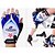 voordelige Fiets/wielrenhandschoenen-Nuckily Fietshandschoenen Mountainbike handschoenen Bergracen Ademend Anti-slip Zweetafvoerend Beschermend Halve vinger Activiteit/Sport Handschoenen Siliconengel Badstof Wit + blauw voor Volwassenen