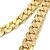 ieftine Colier-1pc Chain Necklace For Men&#039;s Casual Daily Sports Gold Plated Yellow Gold Cuban Link Twisted Baht Chain Gold