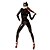 cheap PU &amp; SM-Uniforms Cosplay Costume Sexy Uniforms Halloween Carnival Festival / Holiday PVC(PolyVinyl Chloride) Outfits Black Patchwork