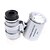 levne Testovací, měřící a kontrolní vybavení-ZW-9882 60X Mini Plastic Optical Glass Lens Magnifier (3 * LR1130)