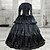 ieftine Rochii Lolita-Lolita Stil Gotic Βικτωριανής Εποχής Pentru femei Rochii Cosplay Manșon Lung Lung Costume de Halloween