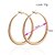 billiga Modeörhängen-Kvinnans nya mode elegant 18K guldpläterad Hoop Round Earring ER0317