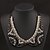 billige Vip Deal-Shankland kvinders elegant ellipseformet ædelsten krave halskæde