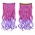 preiswerte Clip-in-Erweiterungen-Haarverlängerungen Wellen Klassisch Synthetische Haare Echthaar Haarverlängerungen Damen Schwarz / Auburn Brown