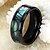cheap Men&#039;s Jewelry-Men&#039;s Band Ring - Ceramic, Cowry Unique Design, Fashion 6 / 7 / 8 / 9 / 10 Black For Wedding Party Daily