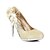 cheap Women&#039;s Heels-Women&#039;s Wedding Shoes Heels/Round Toe Heels Wedding/Party &amp; Evening Red/Gold