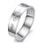 voordelige Ring-Dames Ringen voor stelletjes - Titanium Staal Hart Modieus 5 / 6 / 7 Zilver Voor Bruiloft / Feest / Dagelijks