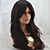 Χαμηλού Κόστους Συνθετικές Trendy Περούκες-Συνθετικές Περούκες Κυματιστό Κυματιστό Περούκα 2/33 Dark Brown / Dark Auburn Συνθετικά μαλλιά 24 inch Γυναικεία Μαύρο